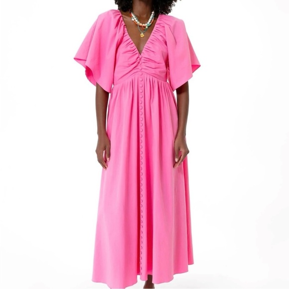 Tuckernuck Pink Viviana Maxi Dress - Pomander Place - Picture 1 of 13